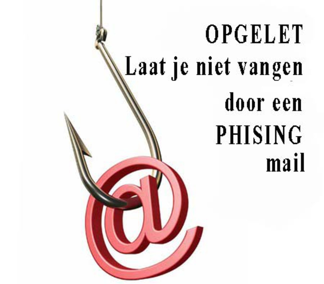 Opgepast met phising mails