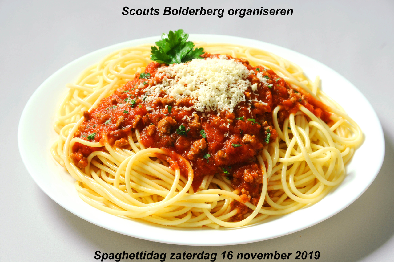 Spaghettidag Scouts Bolderberg zat 16 november 2019