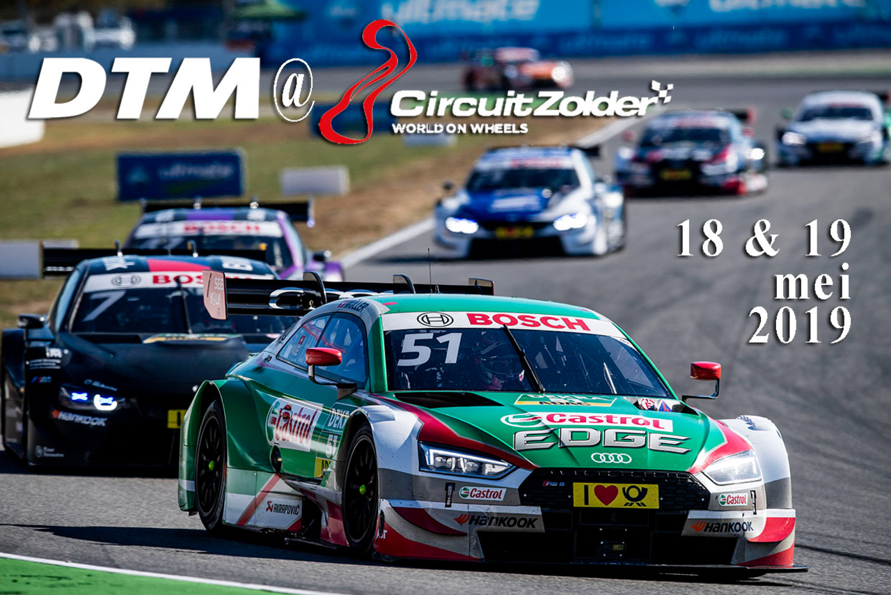 Circuit Zolder bereikbaar tijdens het DTM weekend.