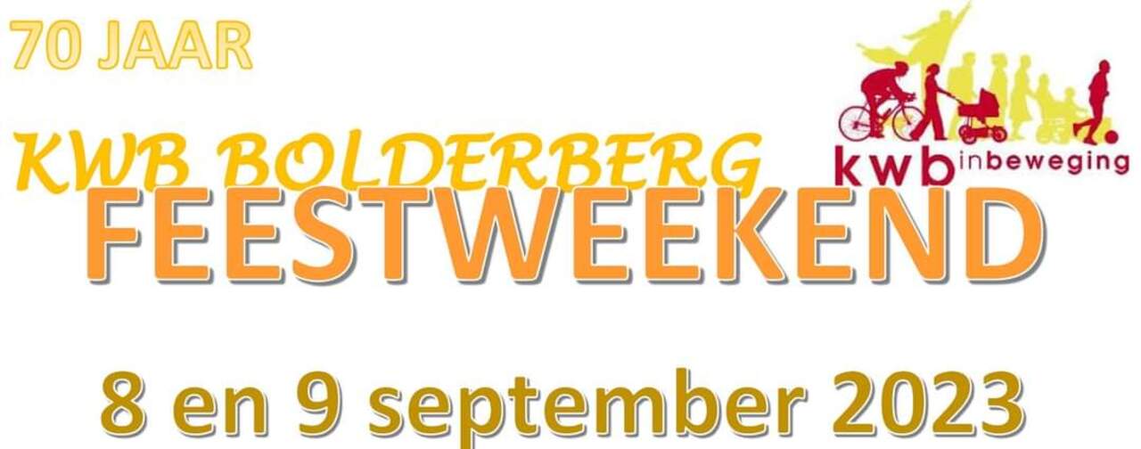 KWB Bolderberg Feestweekend | 8 september tot 9 september 2023