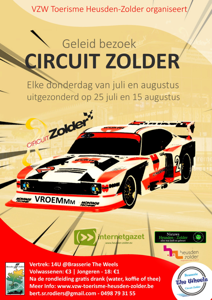 Circuit Zolder: Circuit-rondleidingen starten met 60 deelnemers