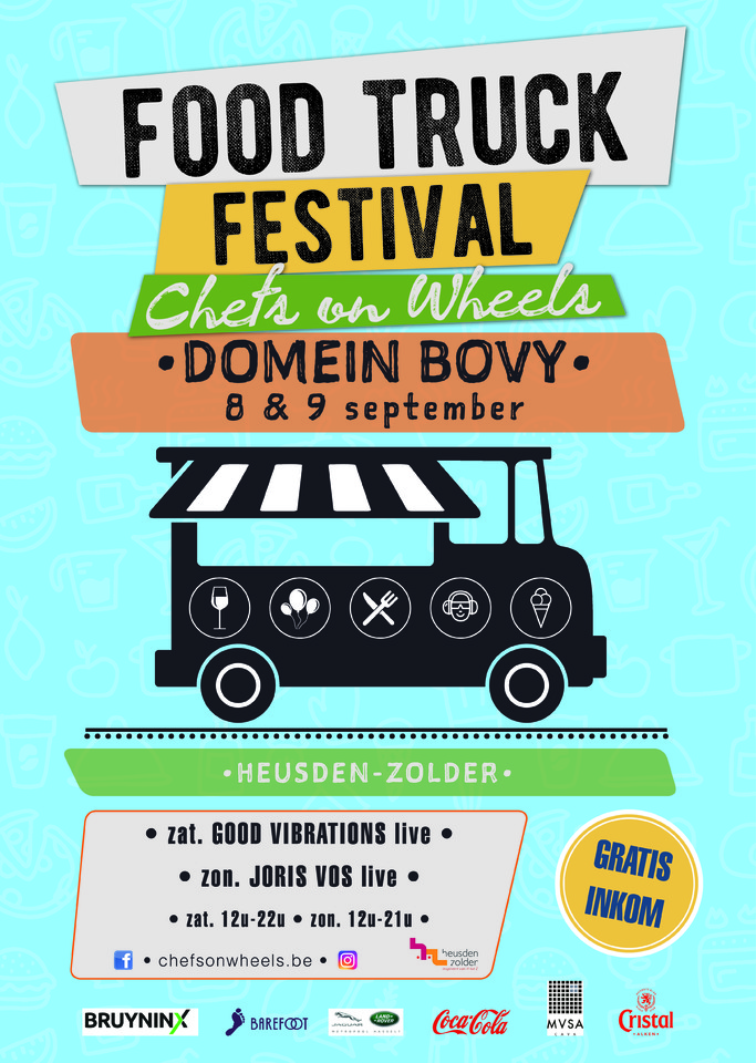 Food Truck Festival Van Chefs On Wheels Op Domein Bovy Op 8